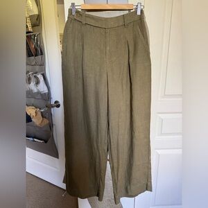 Women’s Madewell Harlow Wide Leg Linen Pants
